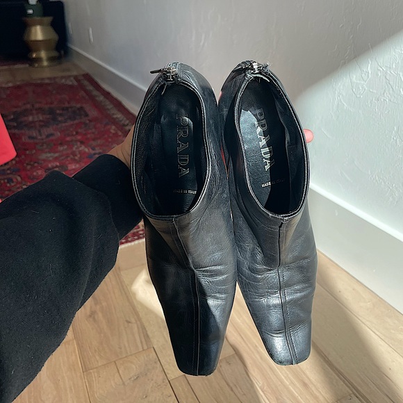 Black Prada ankle booties. Size 39. - Picture 1 of 8